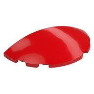 Brick Round 3 × 6 Half Circle in Red
