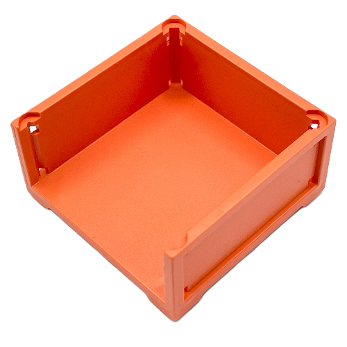 Scala, Container / Box 7 × 7 × 3 with 3 sides Salmon
