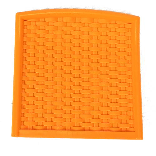 Scala, Chair, Back, Wicker Design Medium Orange