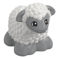 Duplo Animal Sheep / Lamb with Light Bluish Gray Legs and Head Weiß