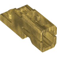 Launcher, Plate Special 1 × 2 with Mini Blaster Square Perlgold