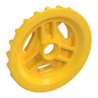Differential Gear - 22 Tooth Bevel with Round Axle Hole Yellow