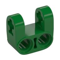 Technic Axle and Pin Connector Perpendicular Double Split [Reinforced] Grün