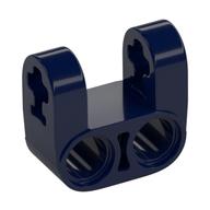 Technic Axle and Pin Connector Perpendicular Double Split [Reinforced] Dunkelblau