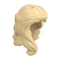 Hair Long, Wavy with Lock on Side Tan