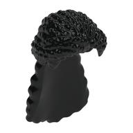 Hair Long Braided Schwarz