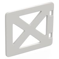 Duplo Door / Gate / Window with 'X' Supports White
