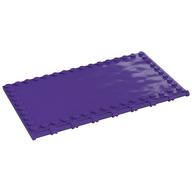 Plate Special 10 × 16 with Studs on Edges and Bar Handles on 1 Side Dark Purple