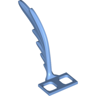 Minifig Hipwear Tail, Bird Feathers (Road Runner) Medium Blue