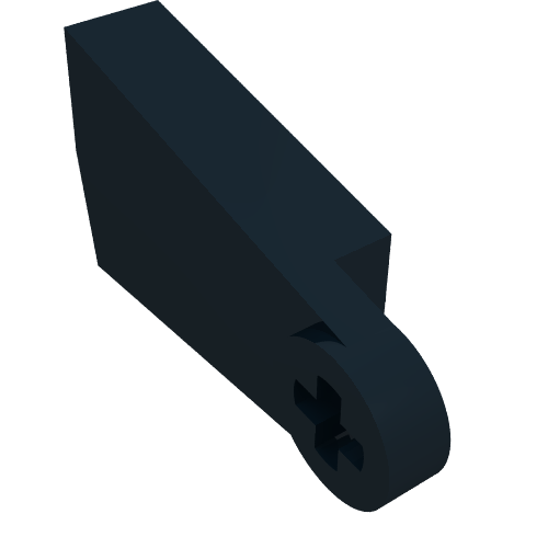 Train Level Crossing Gate Type 2, Counterweight Black