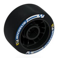Wheel Rim 24 × 13.4 with Black Slick Tyre with Blue 'MICHELIN', White Stripe print Black