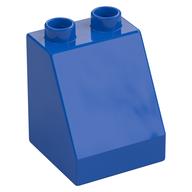 Duplo Brick 2 × 2 × 2 Slope Blue