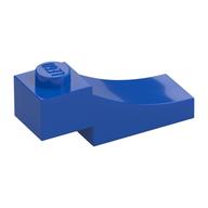 Brick Curved, 3 × 1 with 1/3 Inverted Cutout Blue