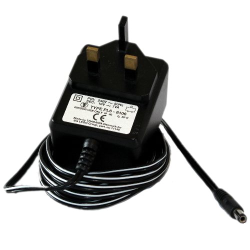 Electric Adapter / Transformer, 240V, Train Speed Regulator 9V (UK) Schwarz