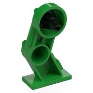 Mech Leg, Right, with Black Pin Bright Green