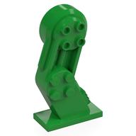 Mech Leg, Left, with Black Pin Bright Green