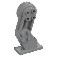Mech Leg, Left, with Black Pin Hellblaugrau