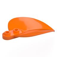 Plant, Leaf/Petal 4 × 6 × 1 1 / 3 Orange