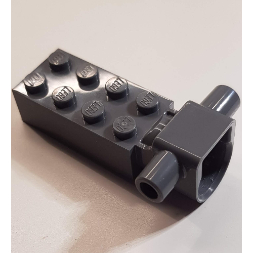 Brick Special 2 × 4 with Spinner Holder Dark Bluish Gray