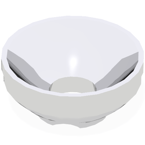 Dish 2 × 2 × 2/3 Light Reflector