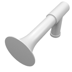 Horn / Car Air Horn Chrome Silver