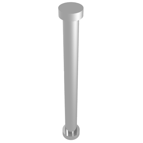 Bar 4.5L with Stop Ends Chrome Silver