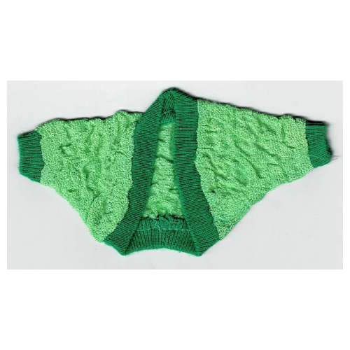 Scala, Sweater, Green Trim for Neck, Waist, and Sleeves Green