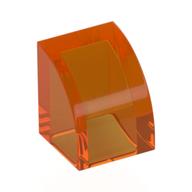 Bogenstein 1 × 1 Transparent-Orange