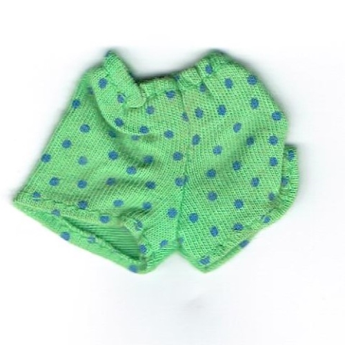 Scala, Underwear / Boxer Shorts with Blue Dots Print Green