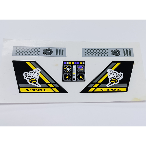 Stickerbogen für Set 8222-1 [Keine Farbe/Beliebige Farbe]