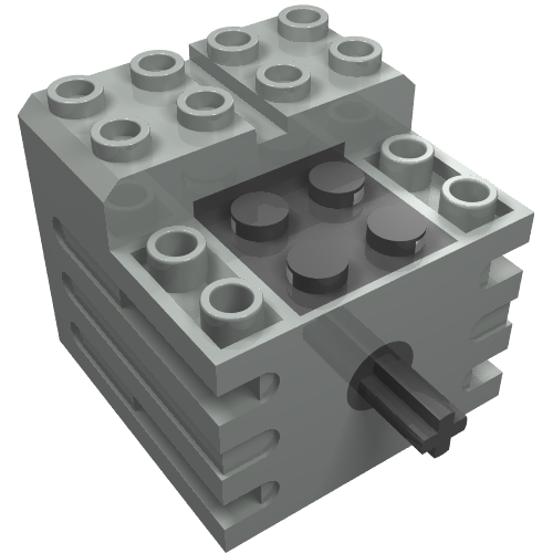 Motor, 9V Mini [Old Style] Hellgrau