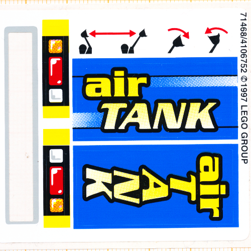 Sticker Sheet for Set 8439-1, 8459-1, 8464-1 in [No Color/Any Color]