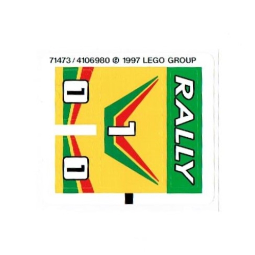 Sticker Sheet for Set 6550-1 [No Color/Any Color]