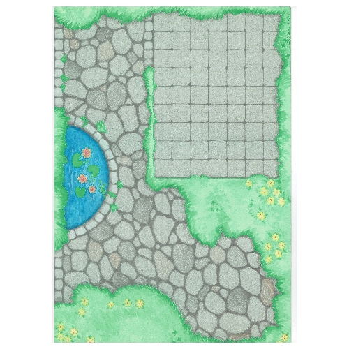 Playmat, Scala, with Garden Print [No Color/Any Color]