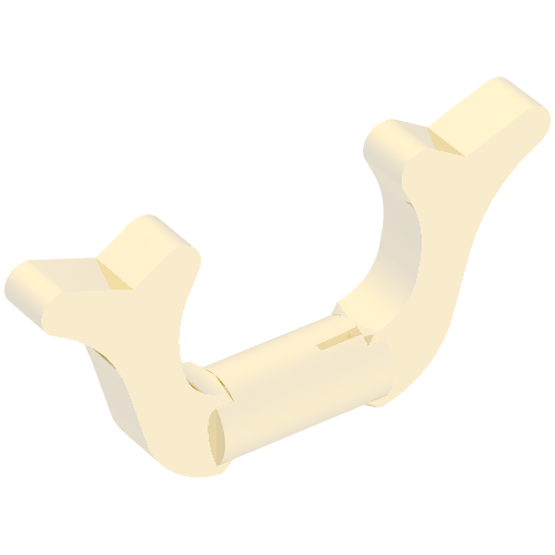 Headwear Accessory Horn to Clip to Helmet (Samurai) Chrome Gold