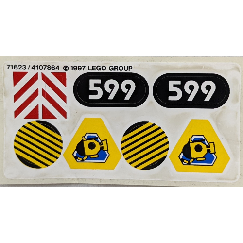 Sticker Sheet for Set 6599-1 [No Color/Any Color]