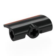 Technic Panel Fairing 2 × 3 × 1 with Orange Stripe print Schwarz