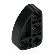 Technic Beam 2 × 3 L-Shape with Quarter Ellipse Thick Schwarz
