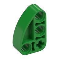 Technic Beam 2 × 3 L-Shape with Quarter Ellipse Thick Bright Green