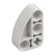 Technic Beam 2 × 3 L-Shape with Quarter Ellipse Thick White