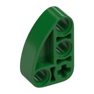 Technic Beam 2 × 3 L-Shape with Quarter Ellipse Thick Green