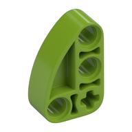 Technic Beam 2 × 3 L-Shape with Quarter Ellipse Thick Lime