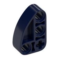 Technic Beam 2 × 3 L-Shape with Quarter Ellipse Thick Dark Blue