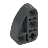 Technic Beam 2 × 3 L-Shape with Quarter Ellipse Thick Dark Bluish Gray