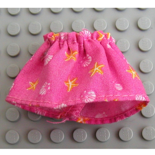 Belville, Skirt, Girl, Short, Clam and Starfish Print Mitteldunkelrosa