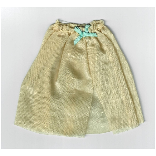 Scala, Skirt, Overlay with Medium Green Bow Metallic-Gold