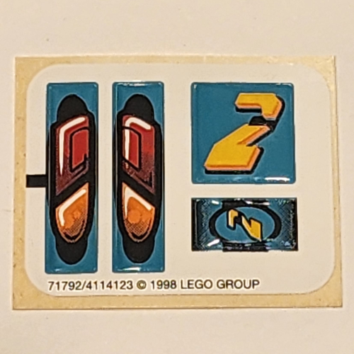 Stickerbogen für Set 8202-1 [Keine Farbe/Beliebige Farbe]