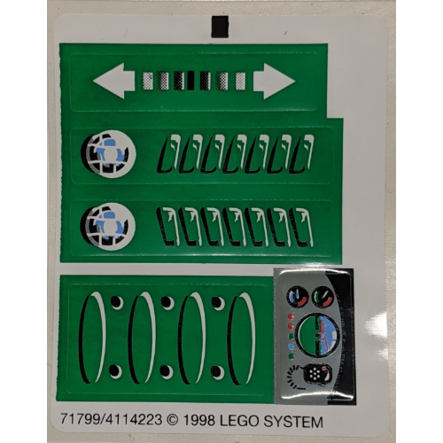 Stickerbogen für Set 8213-1 [Keine Farbe/Beliebige Farbe]