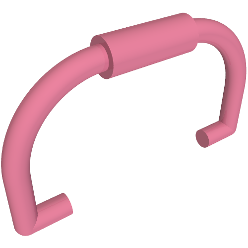 Belville / Scala, Equipment, Bucket / Basket Handle Medium Dark Pink