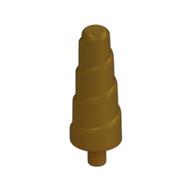 Creature Body Part, Horn (Unicorn) with Small Pin Perlgold
